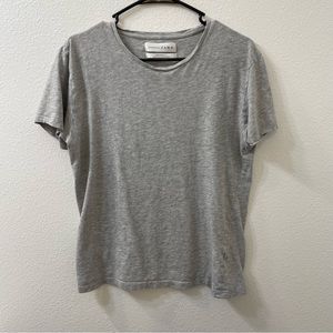 Zara essentials shirt gray medium